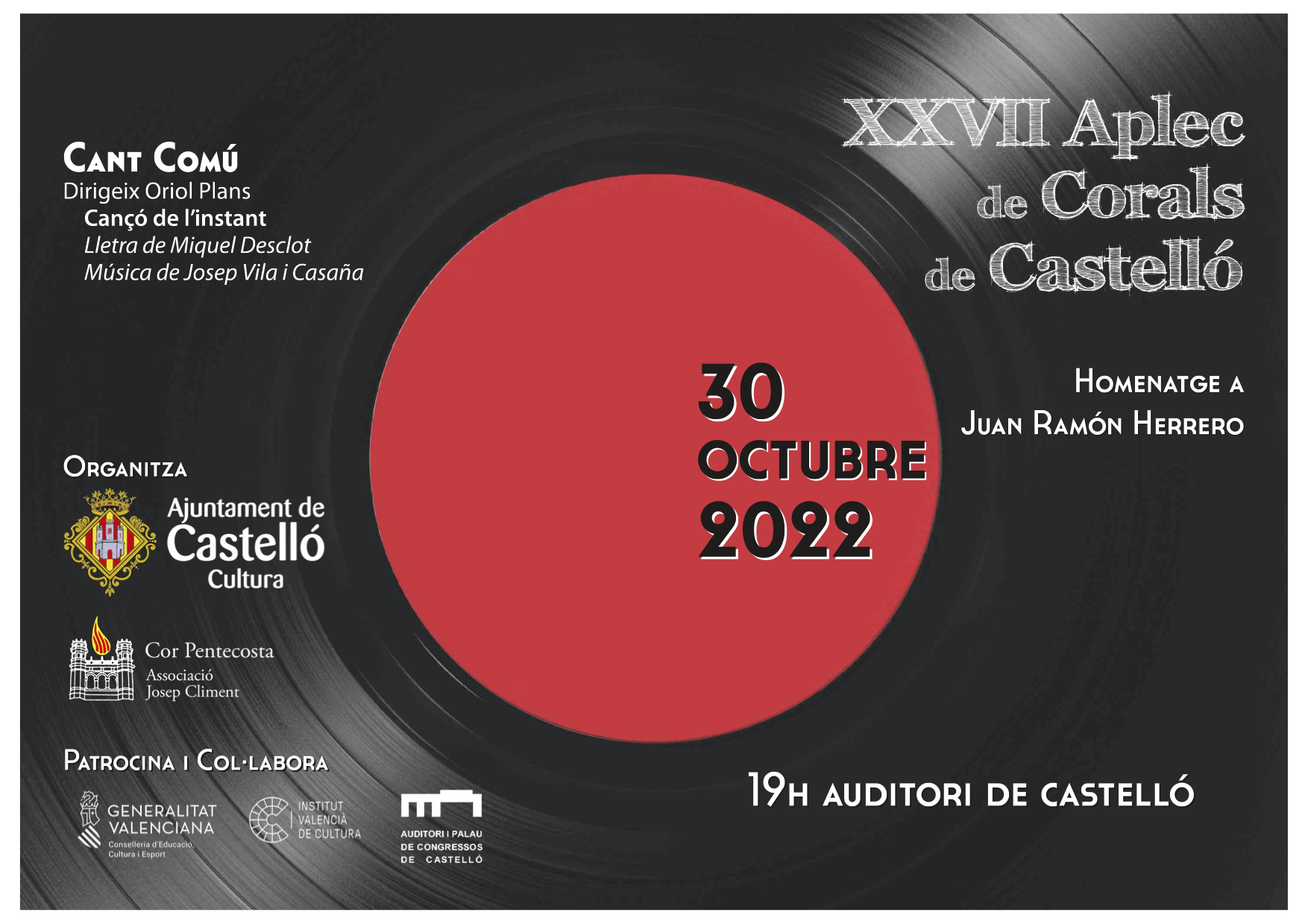 XXVII APLEC DE CORALS CIUTAT DE CASTELLÓ